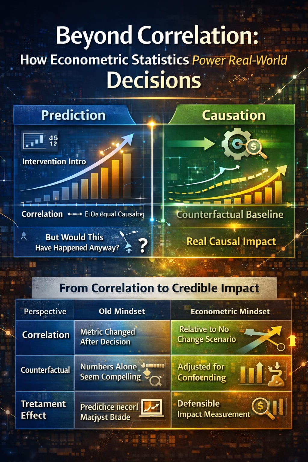 Beyond Correlation: How Econometric Statistics Power Real-World Decisions