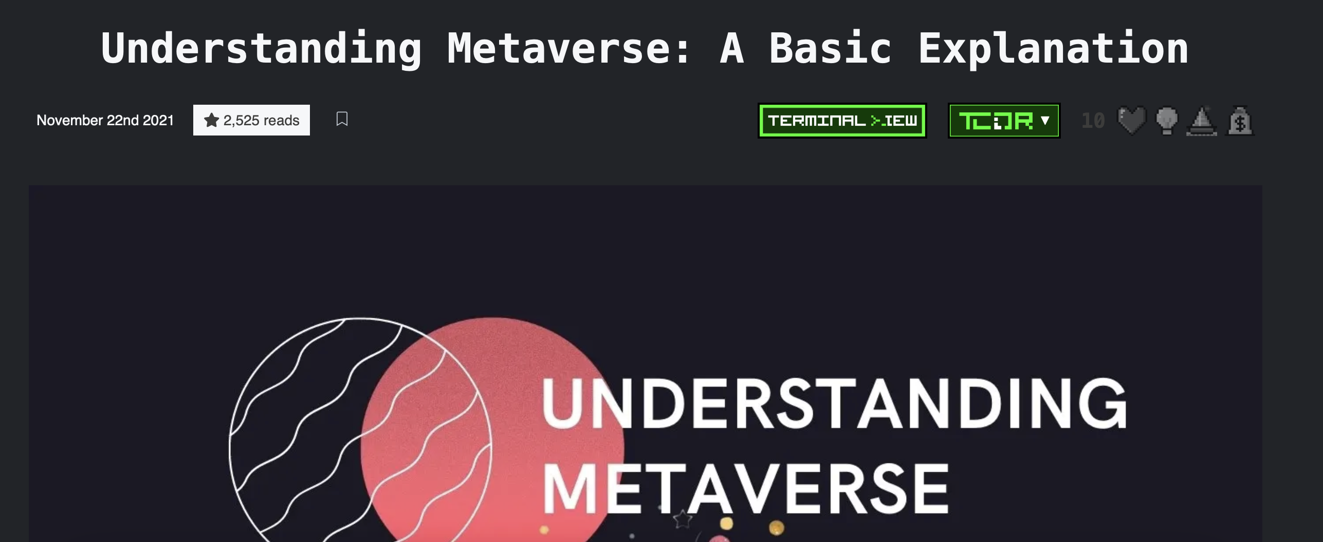 ‘Understanding Metaverse: A Basic Explanation’ on Hacker Noon