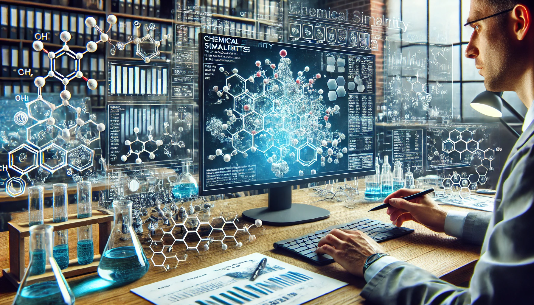 Chemical Semantic Search Uses Language Models for Molecular Similarity