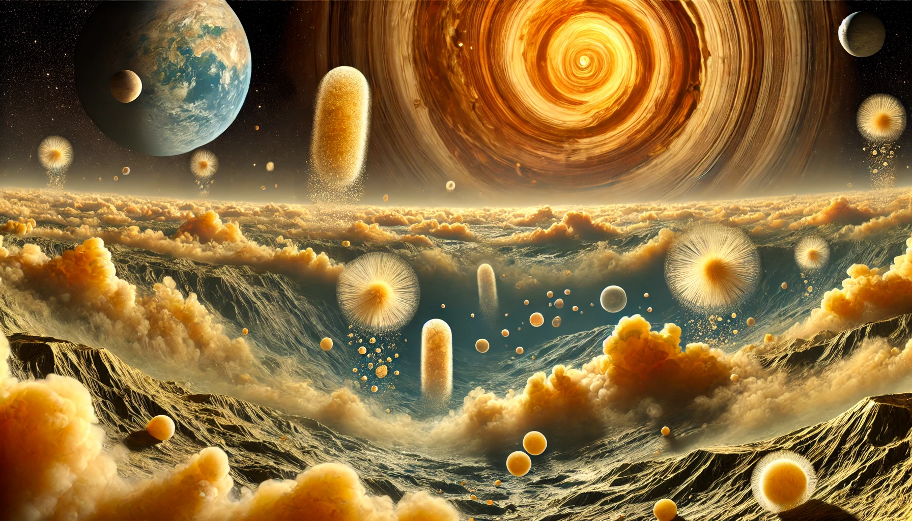 Researchers Proposes a Life Cycle for Venusian Microbes