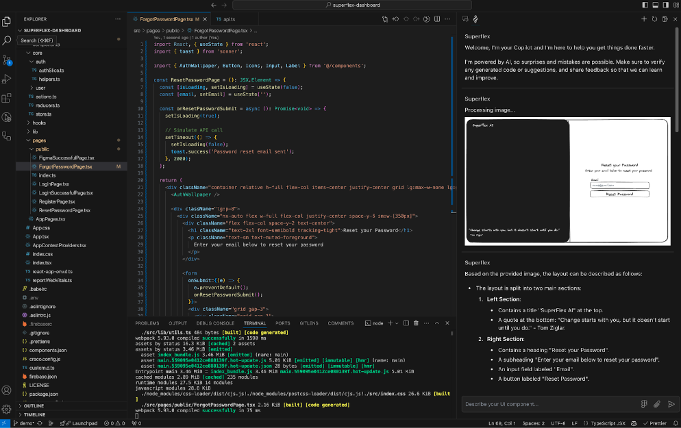 Can You Build an App in One Day? Discovering Superflex, your AI Front-End Developer