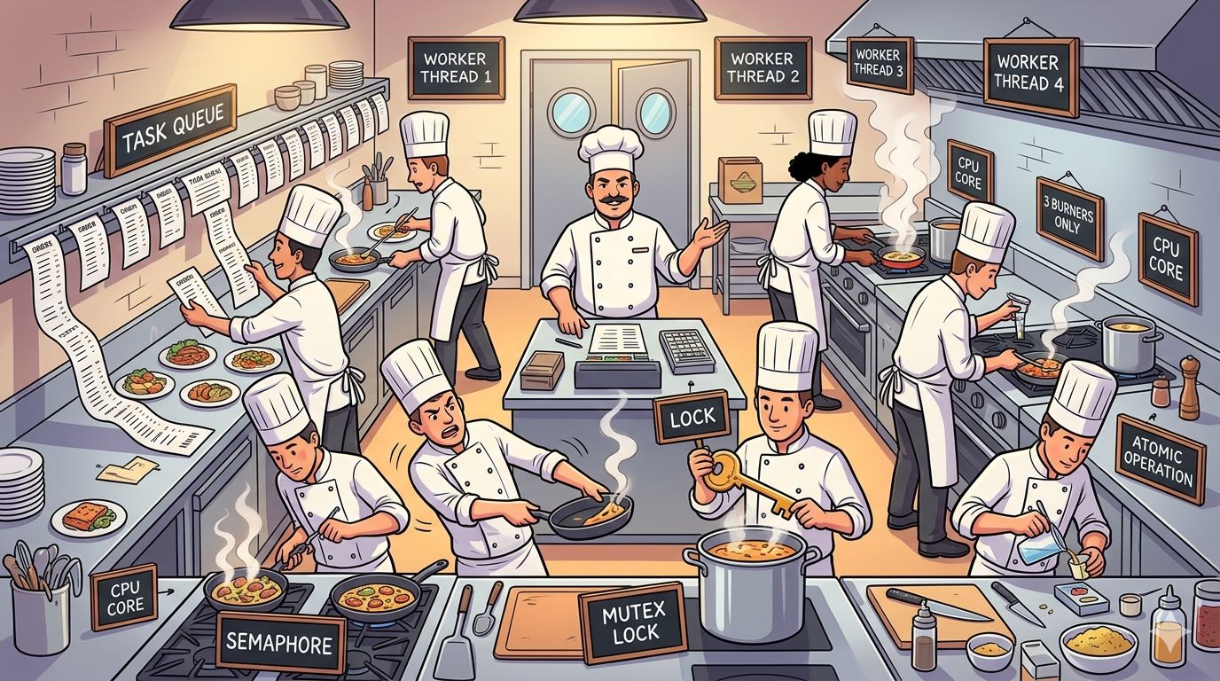 Building a Thread Pool from Scratch in Java: Understanding Concurrency by Rebuilding the Core of JVM