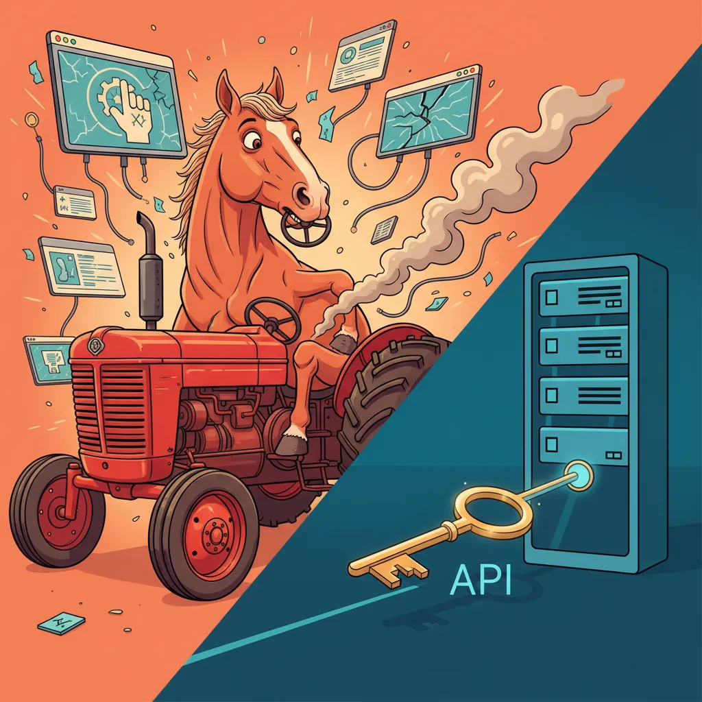 Why Teaching LLMs to "Click" is a Futile Abstraction