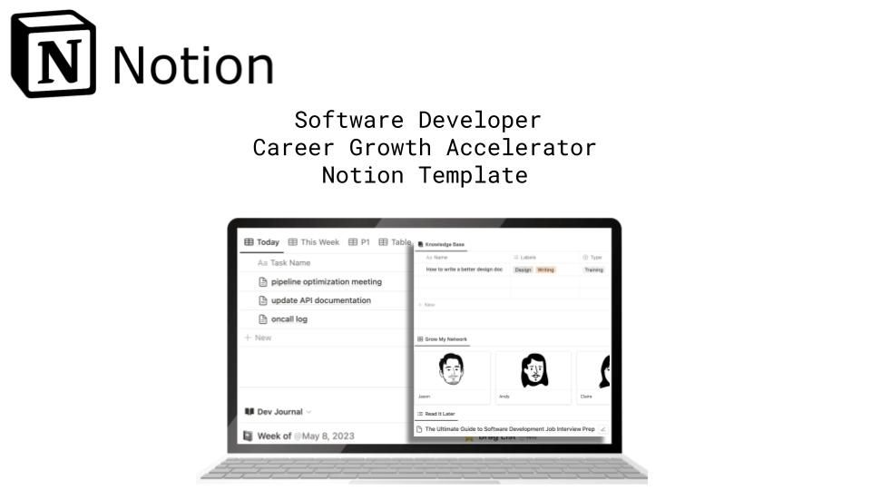 Unleashing Your Software Developer Potential: Mastering Growth with a Notion Template