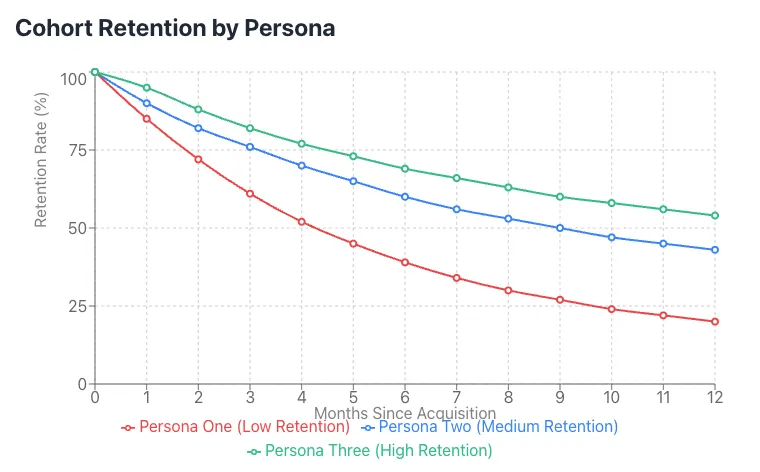 Cohort retention by person