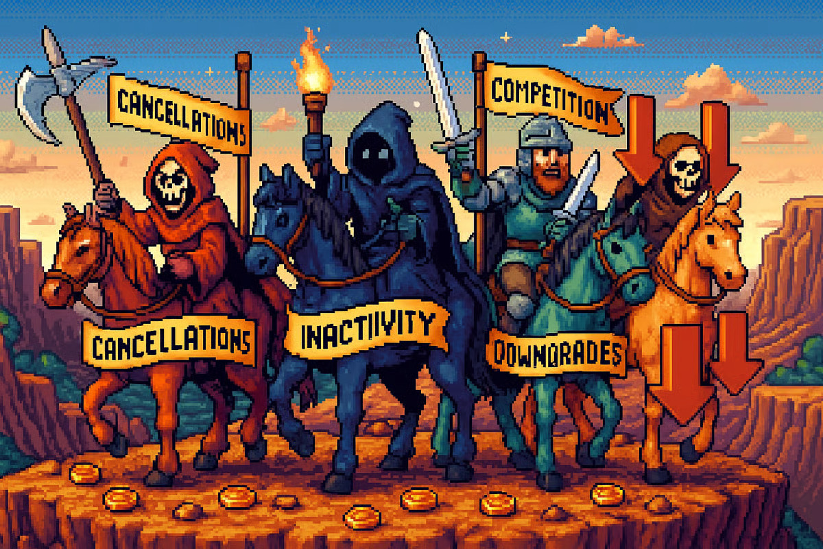 The Four Horsemen of Churn: Here's How to Stop Your Subscribers From Leaving