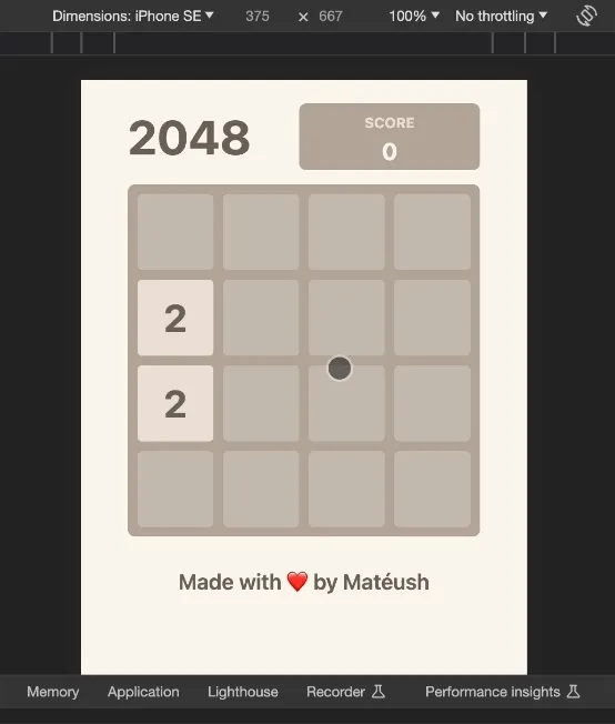 Mobile events work as expected