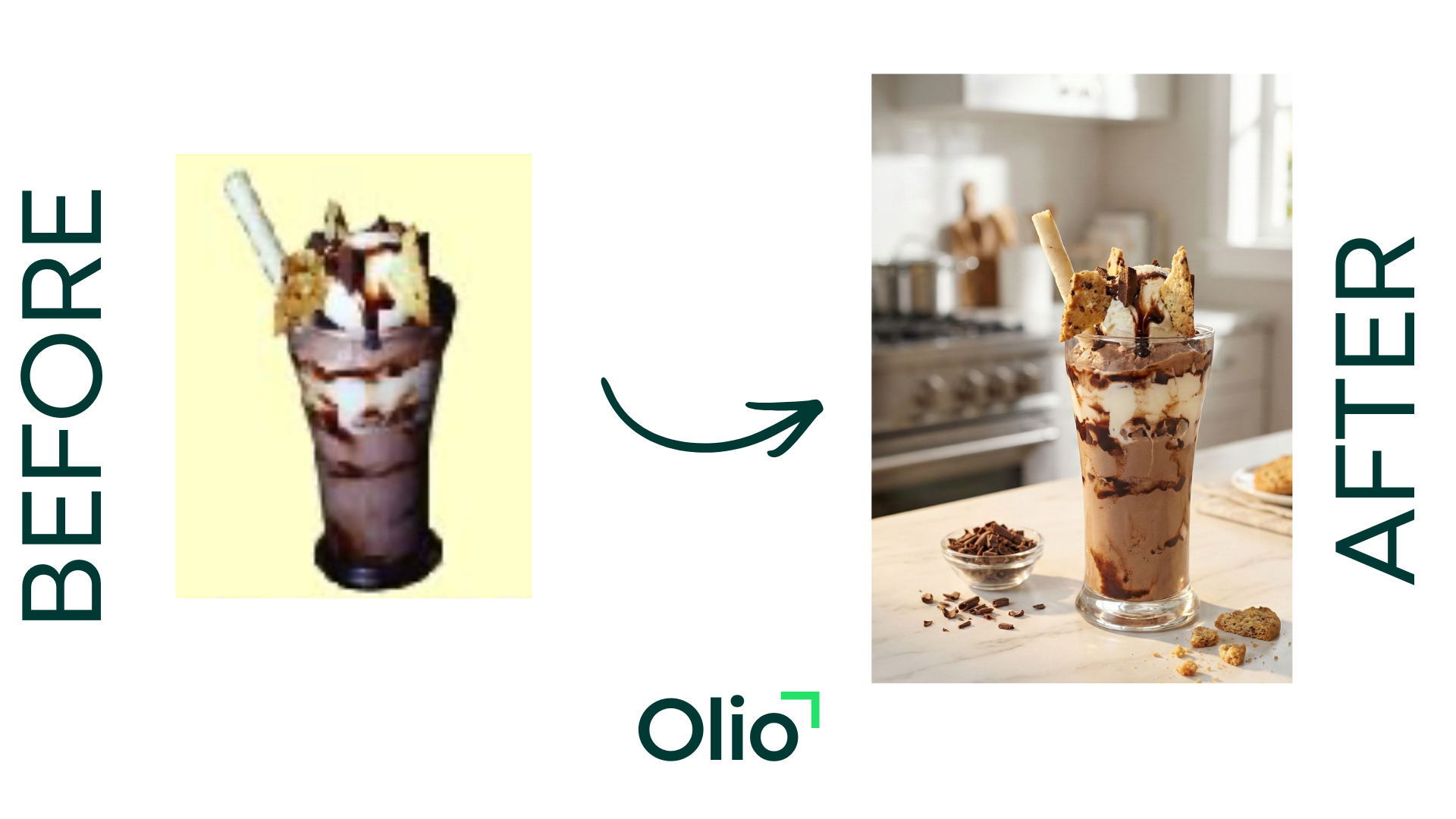 Olio AI generates best quality Food & Beverage photography