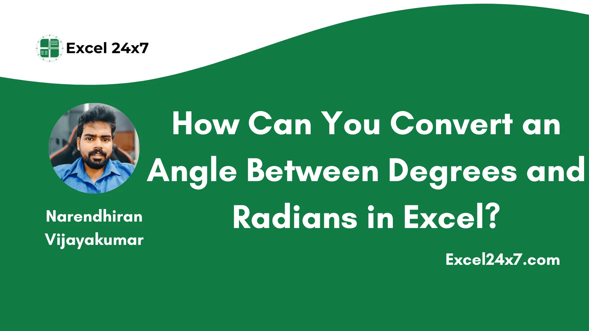 How to Convert Radians to Degrees in Excel Using Simple Formulas