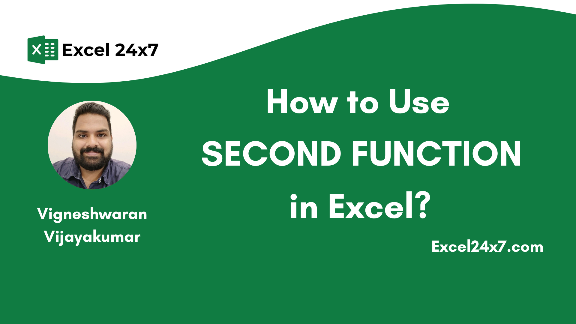 Learn How to Use the SECOND Function to Retrieve Second Values from Input Time?