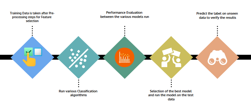 Figure depicting the project steps