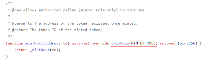 Actions can be restricted to roles