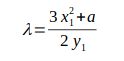 The value a is from the equation for the elliptic curve 