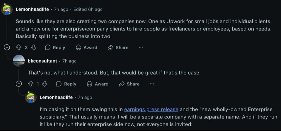 Screenshot Reddit
