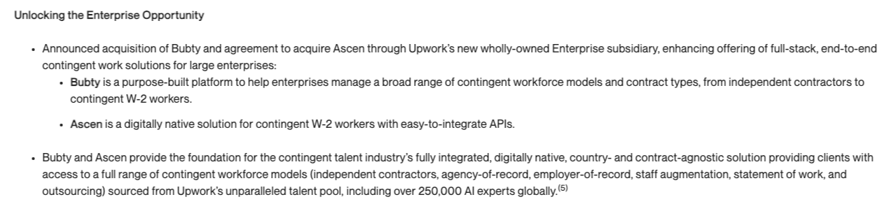 Screenshot Upwork