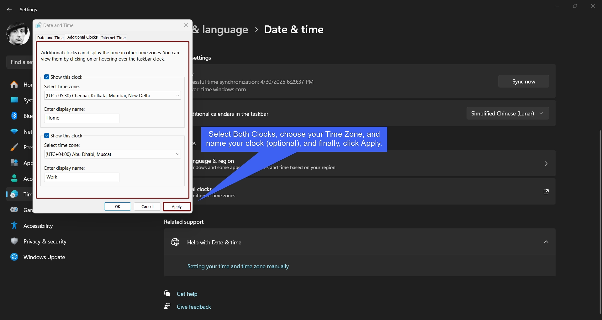 Configure Additional Clocks