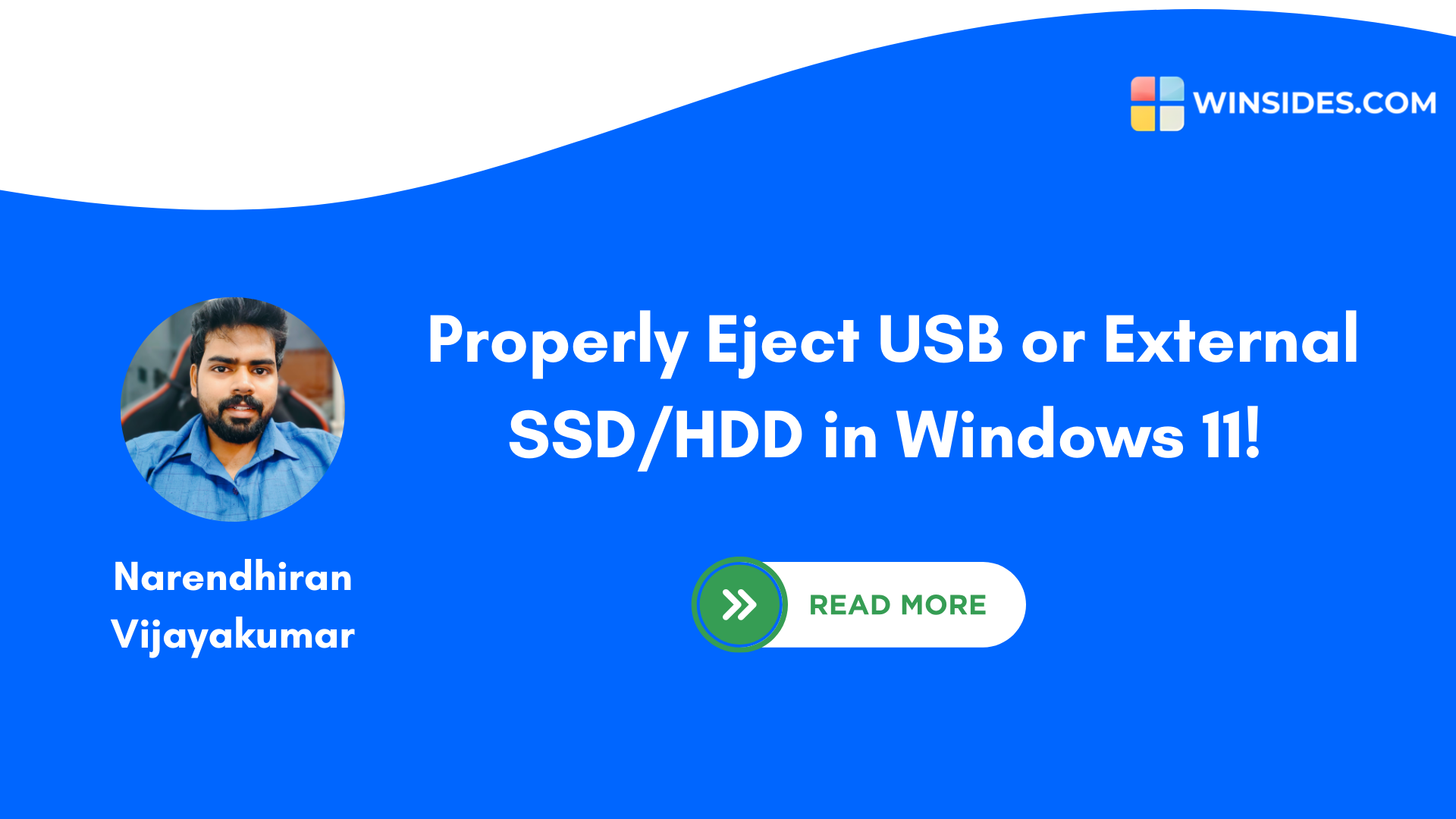 How to Eject a USB or External SSD/HDD in Windows 11?