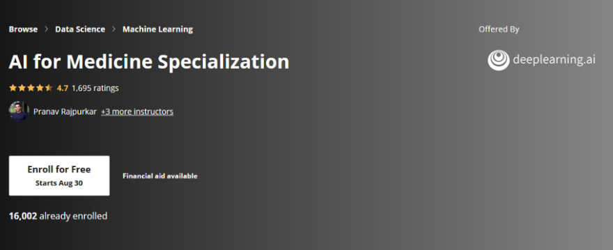 AI For Medicine from deeplearning.ai