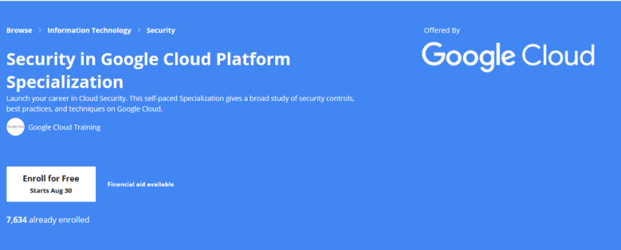 Security in Google Cloud Platform from Google Cloud