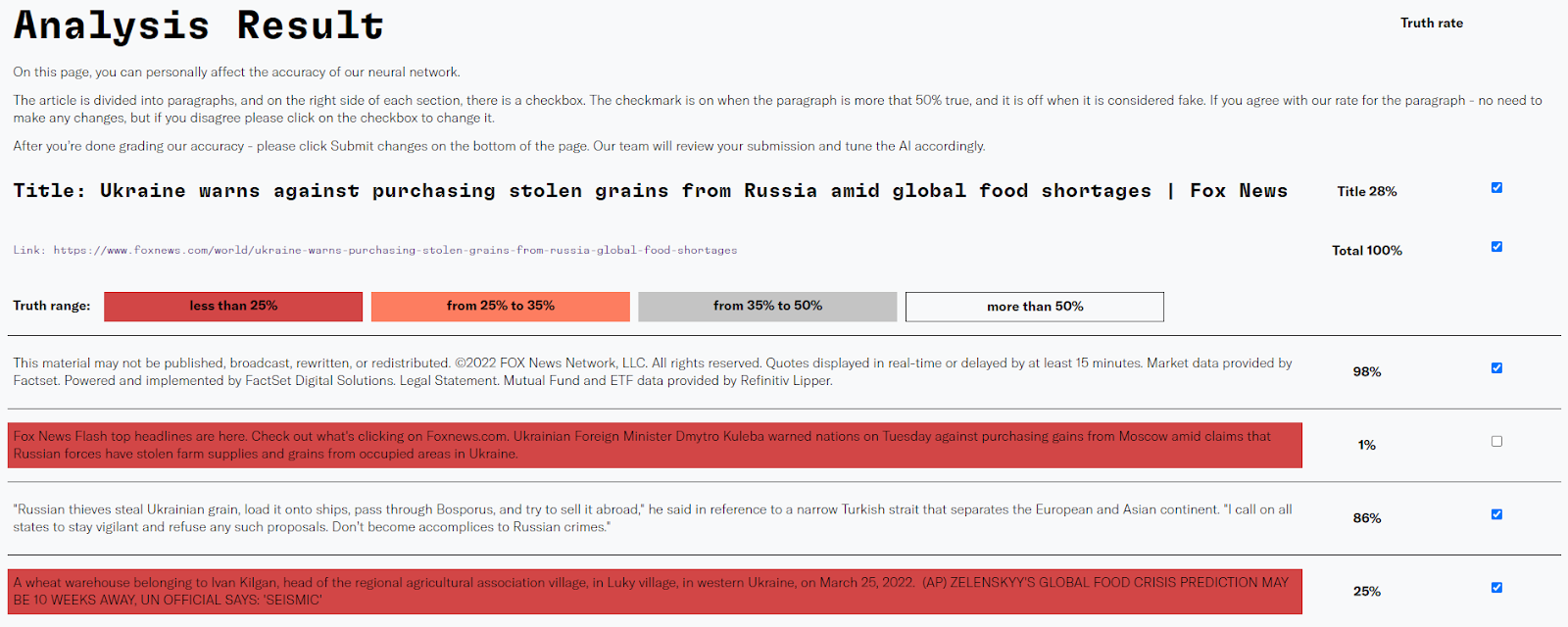 Fake Vision - take part in improving the algorithm to improve its accuracy