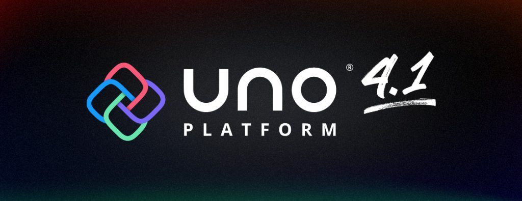 Новая версия программного обеспечения: Uno Platform 4.1 предлагает повышение производительности на 30% и большую совместимость!