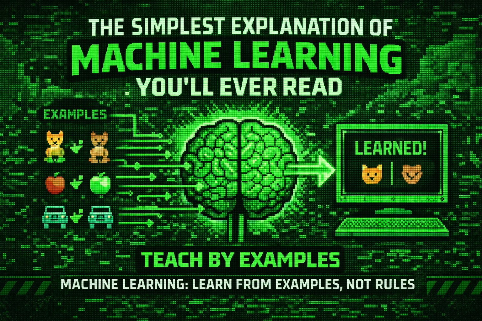 The simplest explanation of machine learning you’ll ever read