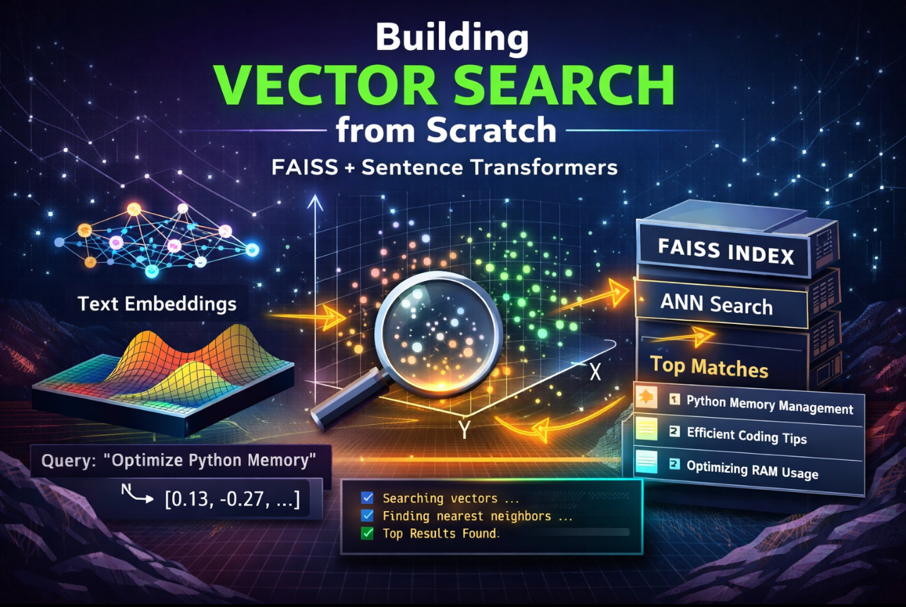 Build a Vector Search Engine in Python with FAISS and Sentence Transformers