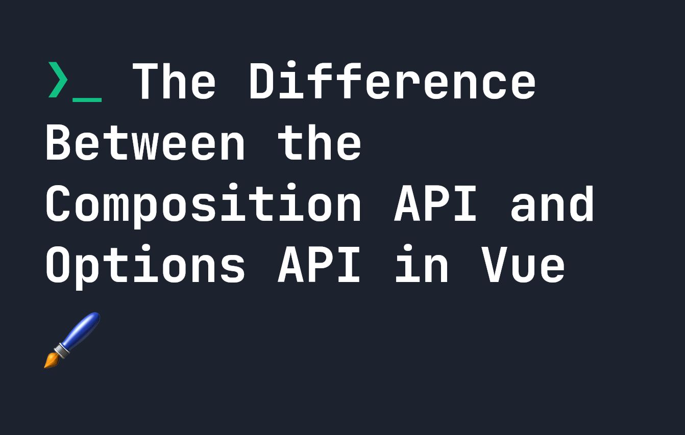 В чем разница между API композиции и параметров в Vue?
