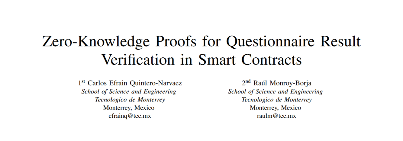 Zero-Knowledge Proofs: Ensuring Privacy in Smart Contract Questionnaire Validity Verification
