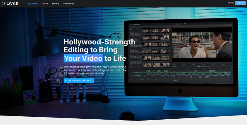 lightworks video editor website