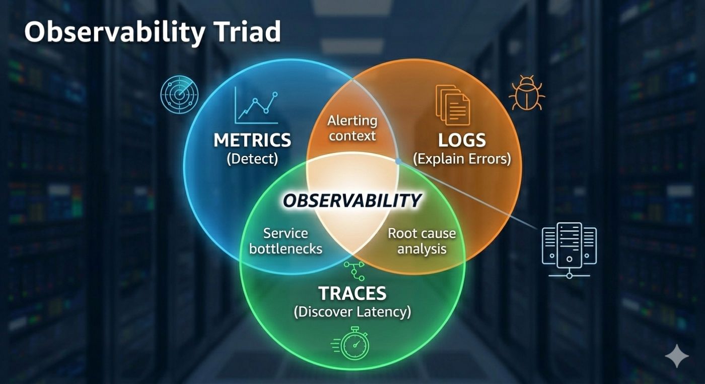 Observability triad