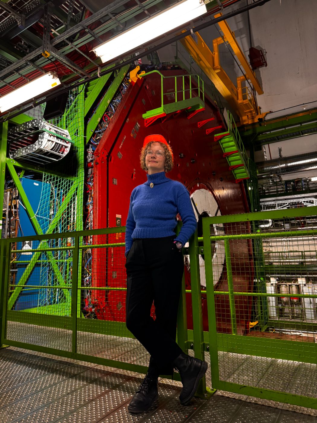 The author at 87m underground when collisions are happening