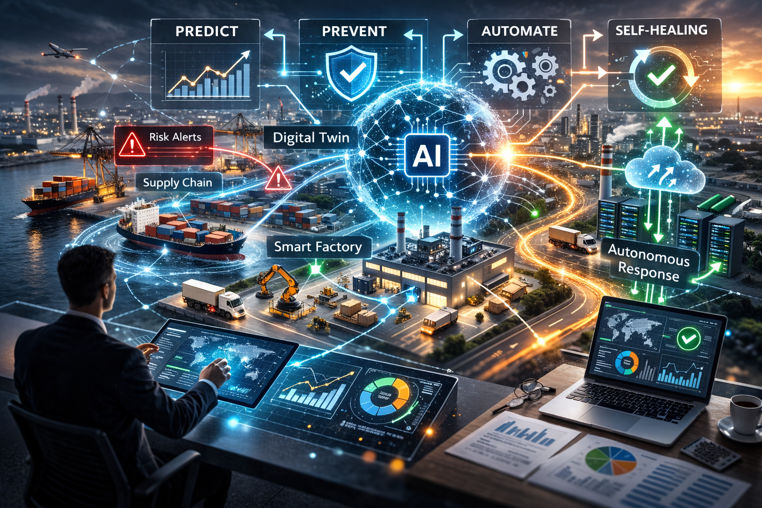 How GenAI and Digital Twins Are Enabling Self Healing Supply Chain and Software Ecosystems