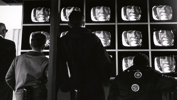 A public demonstration of the Mark 1 at the IBM Pavilion at the New York World’s Fair in 1964.