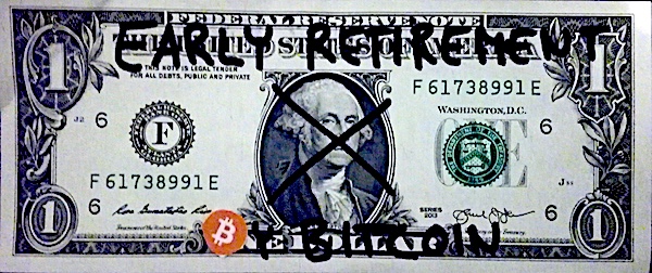 Логотип ER By Bitcoin спереди.