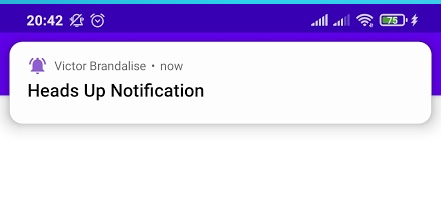 Heads Up Notification