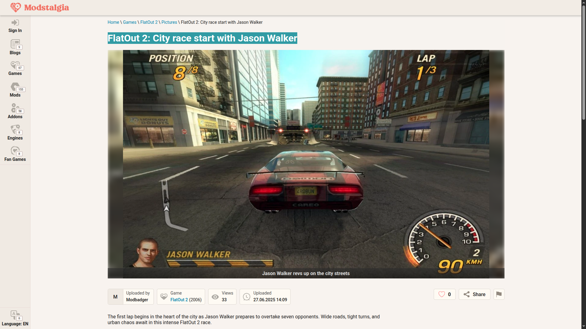 Example of a New Generated h1 for an Image Page