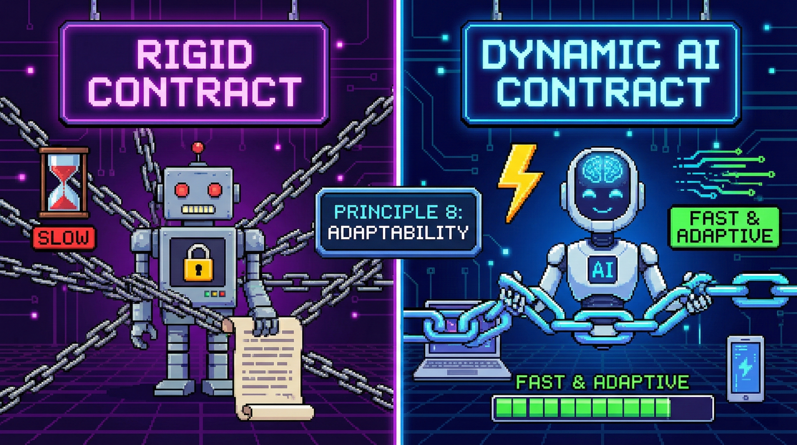 When AI Can Make “Perfect Decisions”: Why Dynamic Contracts Are the Real Safety Layer