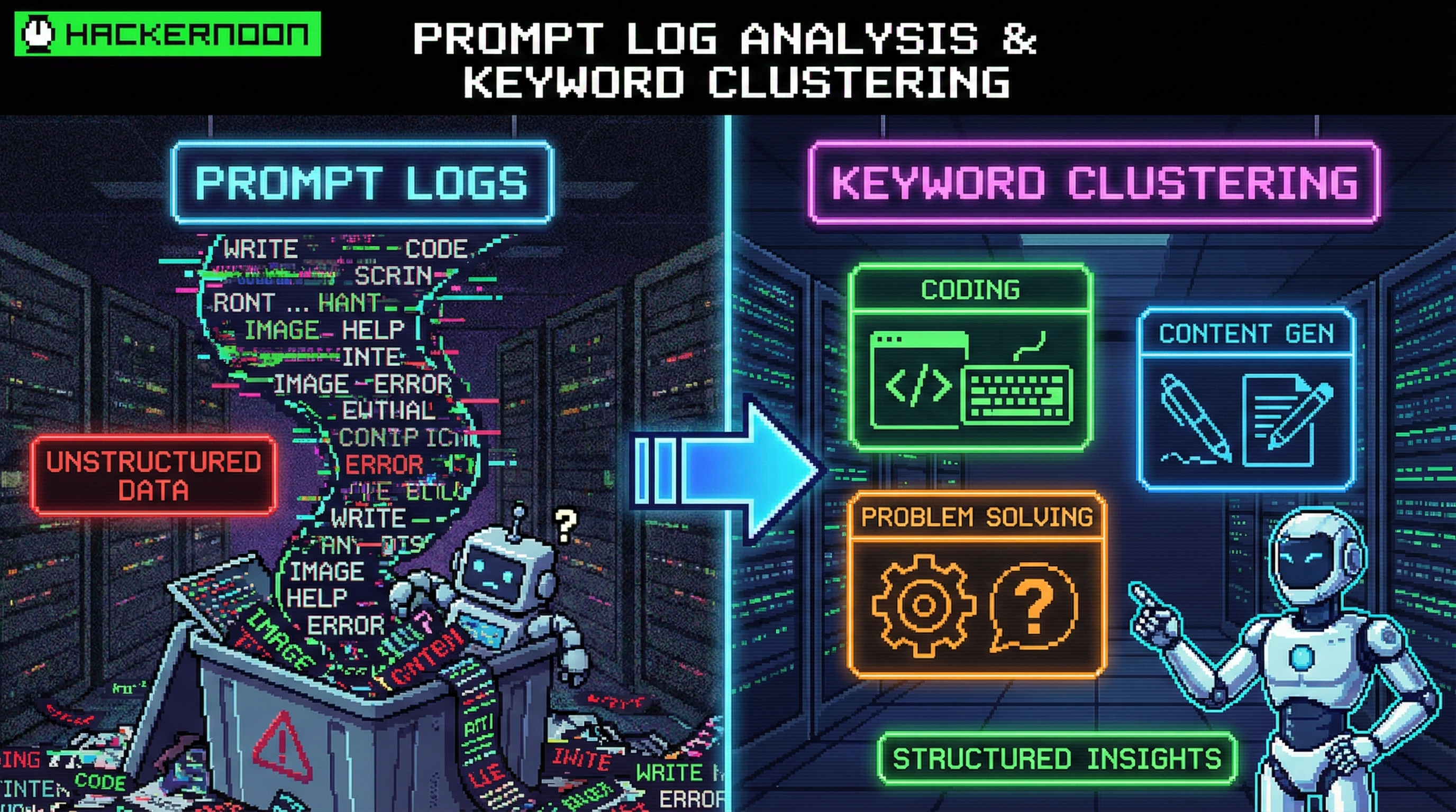Prompt-Driven Log Analysis & Keyword Clustering