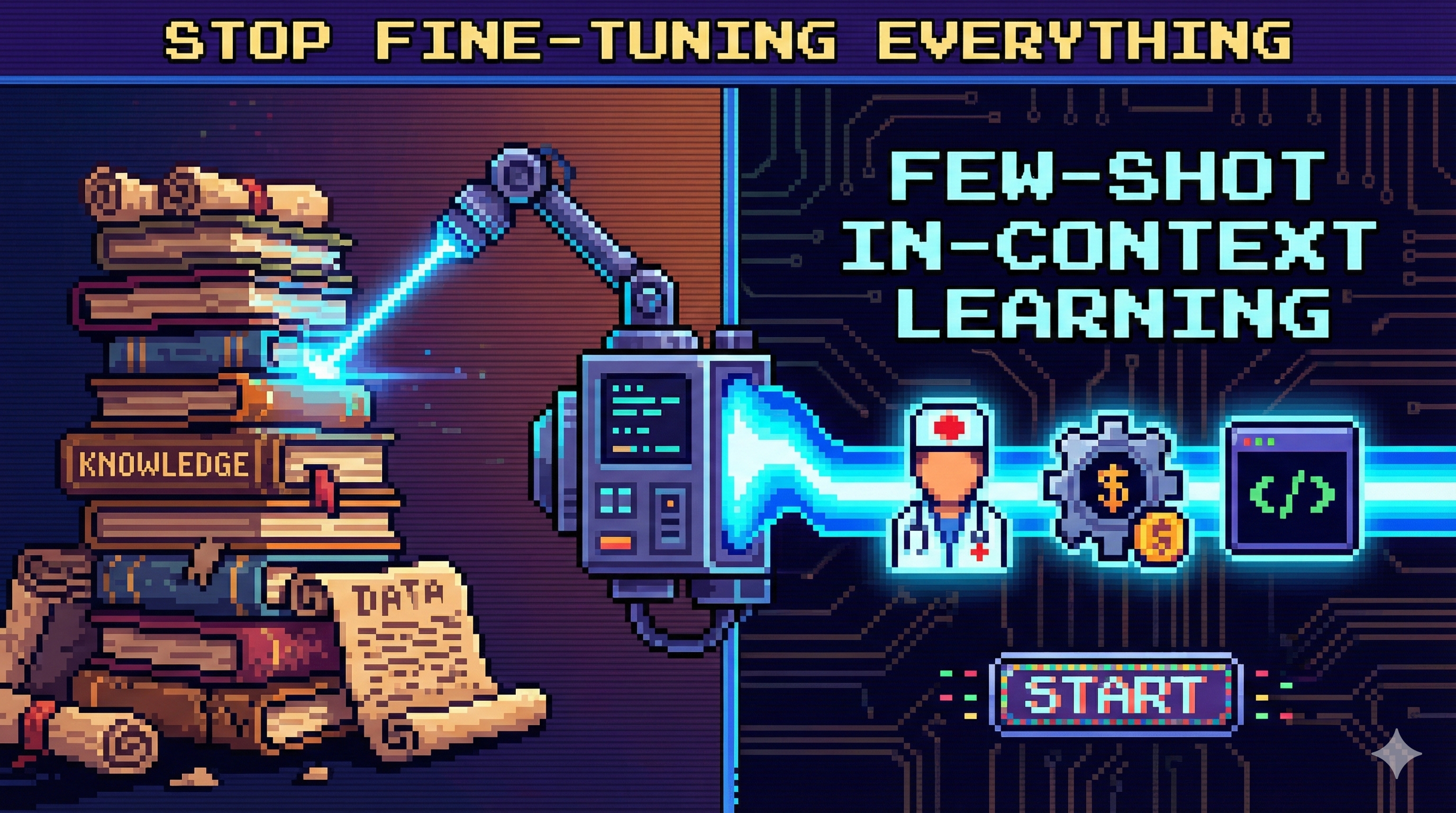Stop Fine-Tuning Everything: Inject Knowledge with Few‑Shot In‑Context Learning