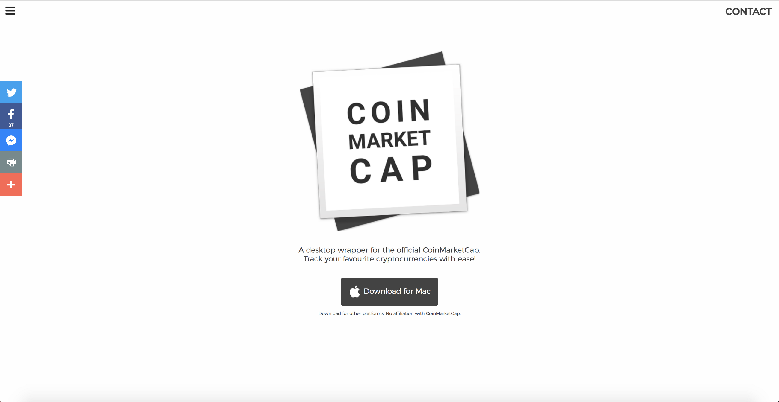 I Developed a Desktop Client For CoinMarketCap