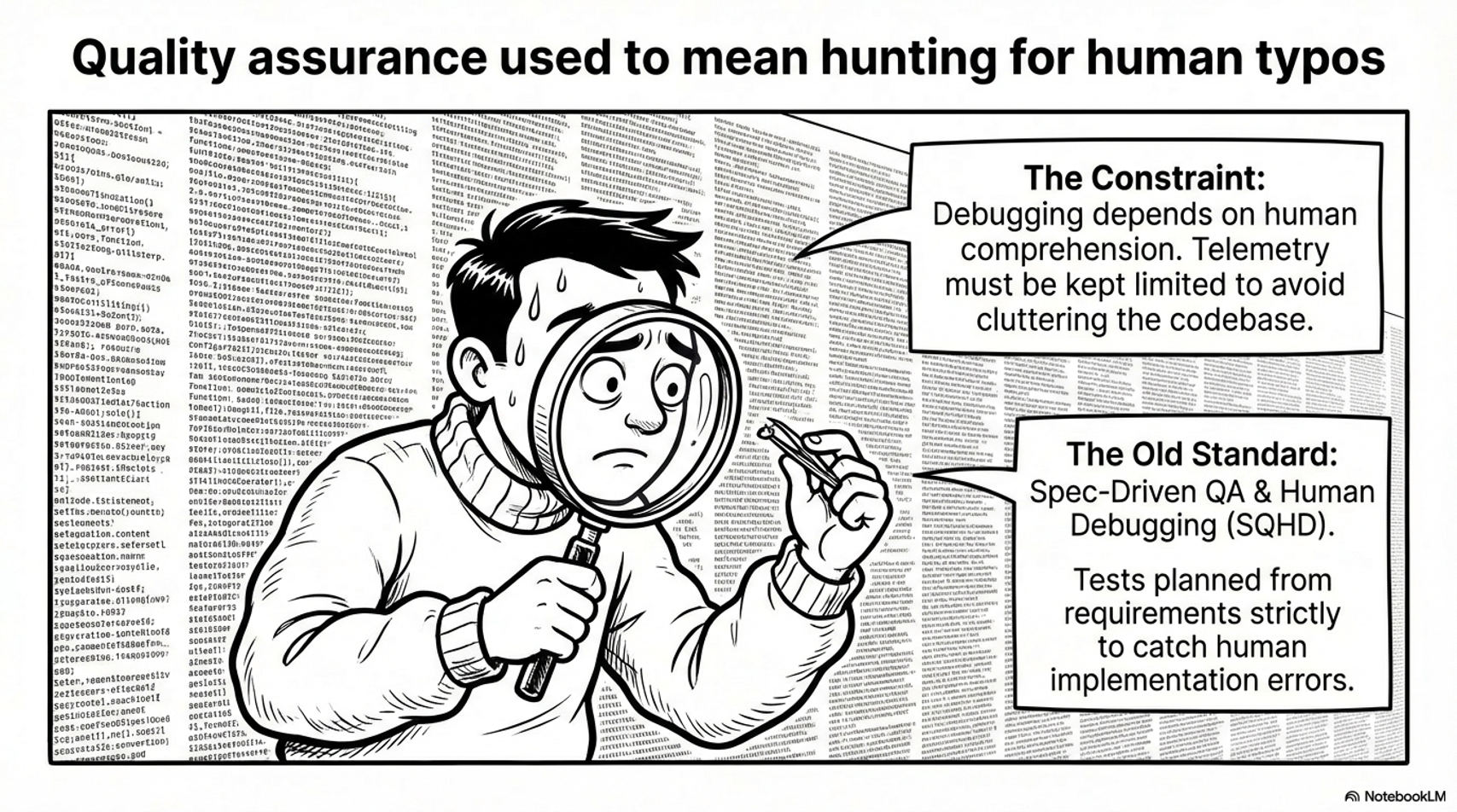 Quality assurance used to mean hunting for human typos