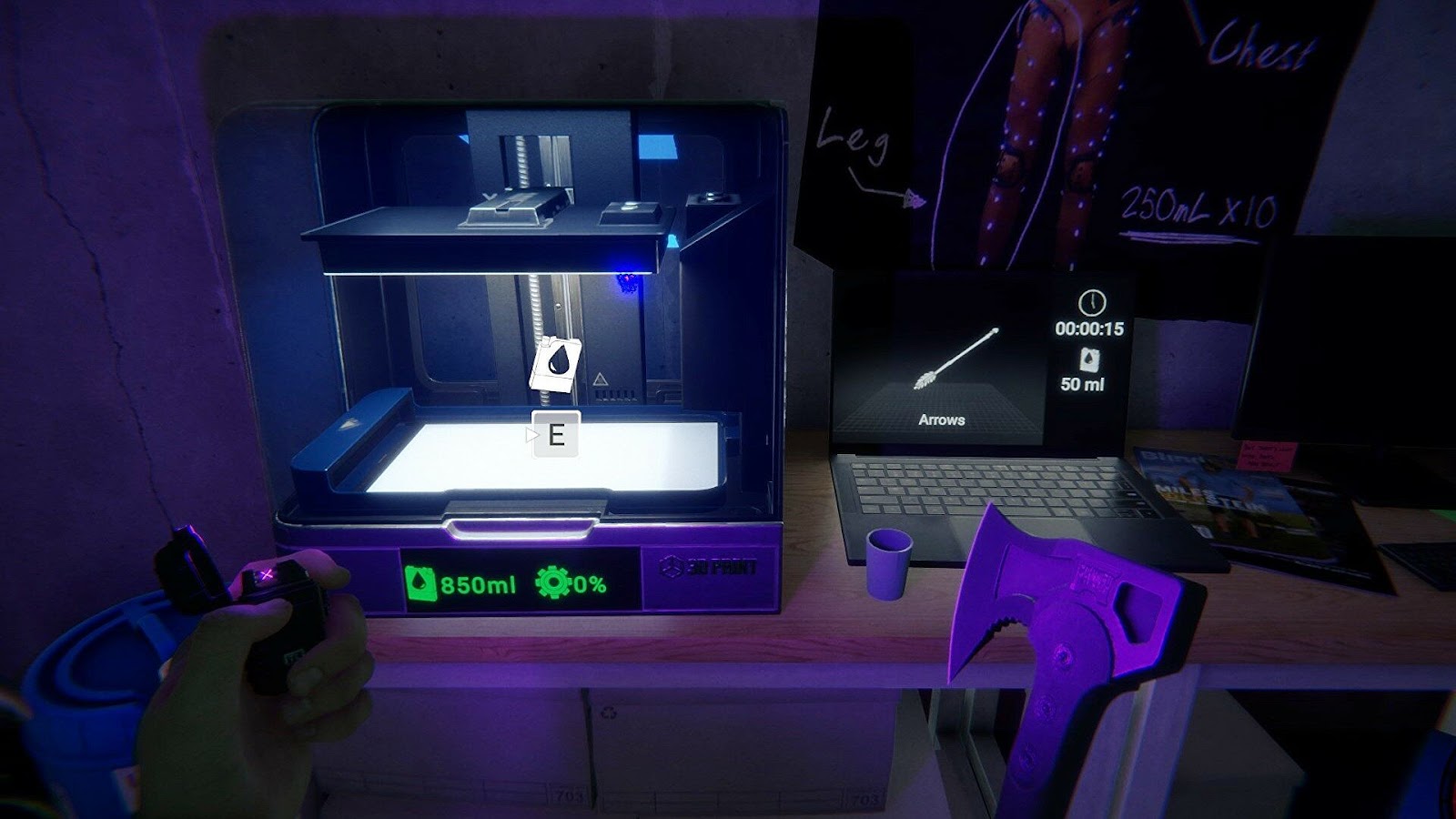 Use the 3D Printer to make useful items.