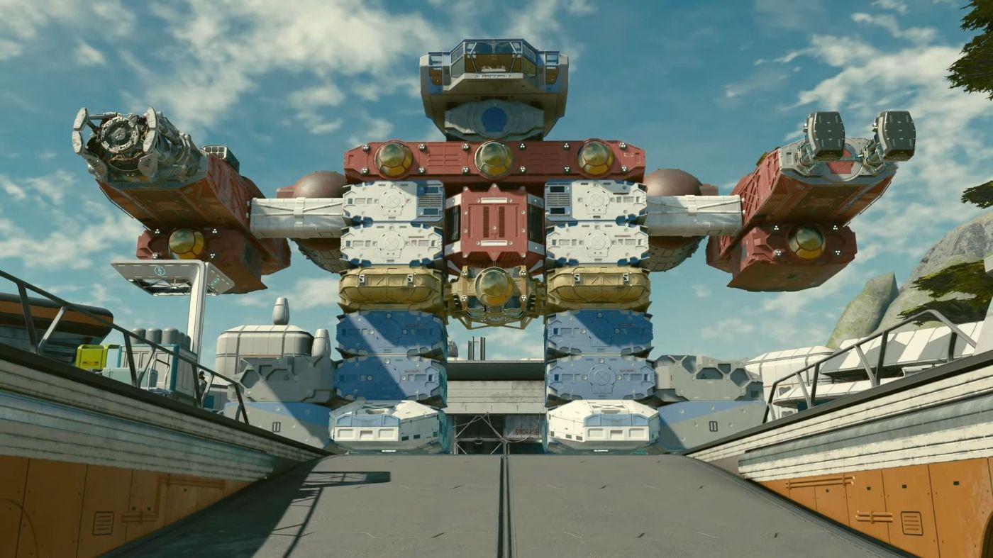 How this Optimus Prime lookalike will be able to fly is beyond me.