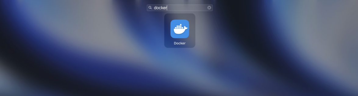 Starting Docker on Mac