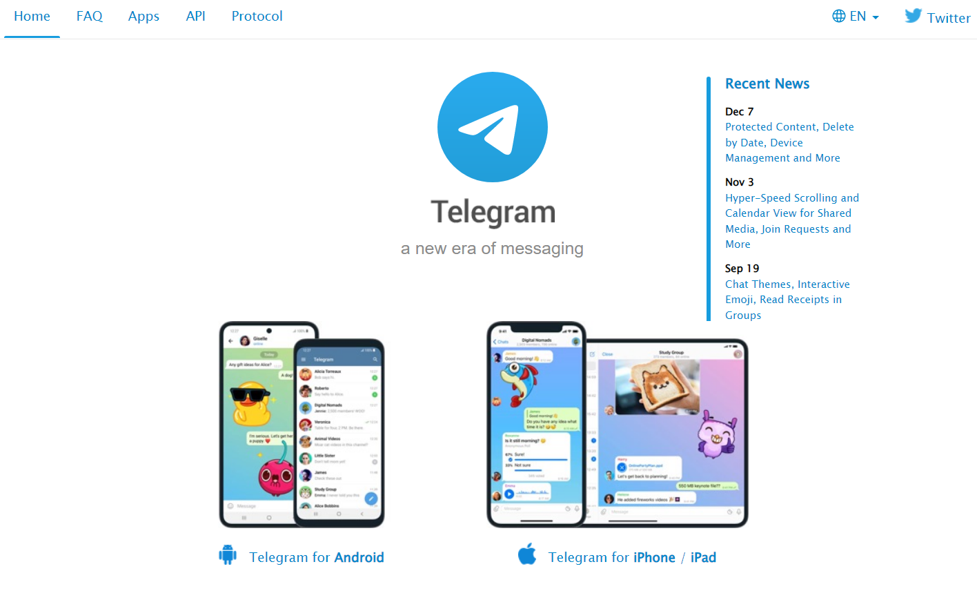 Telegram Interface