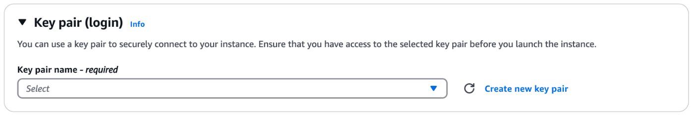 Picture 11. Selecting key pair to SSH into EC2