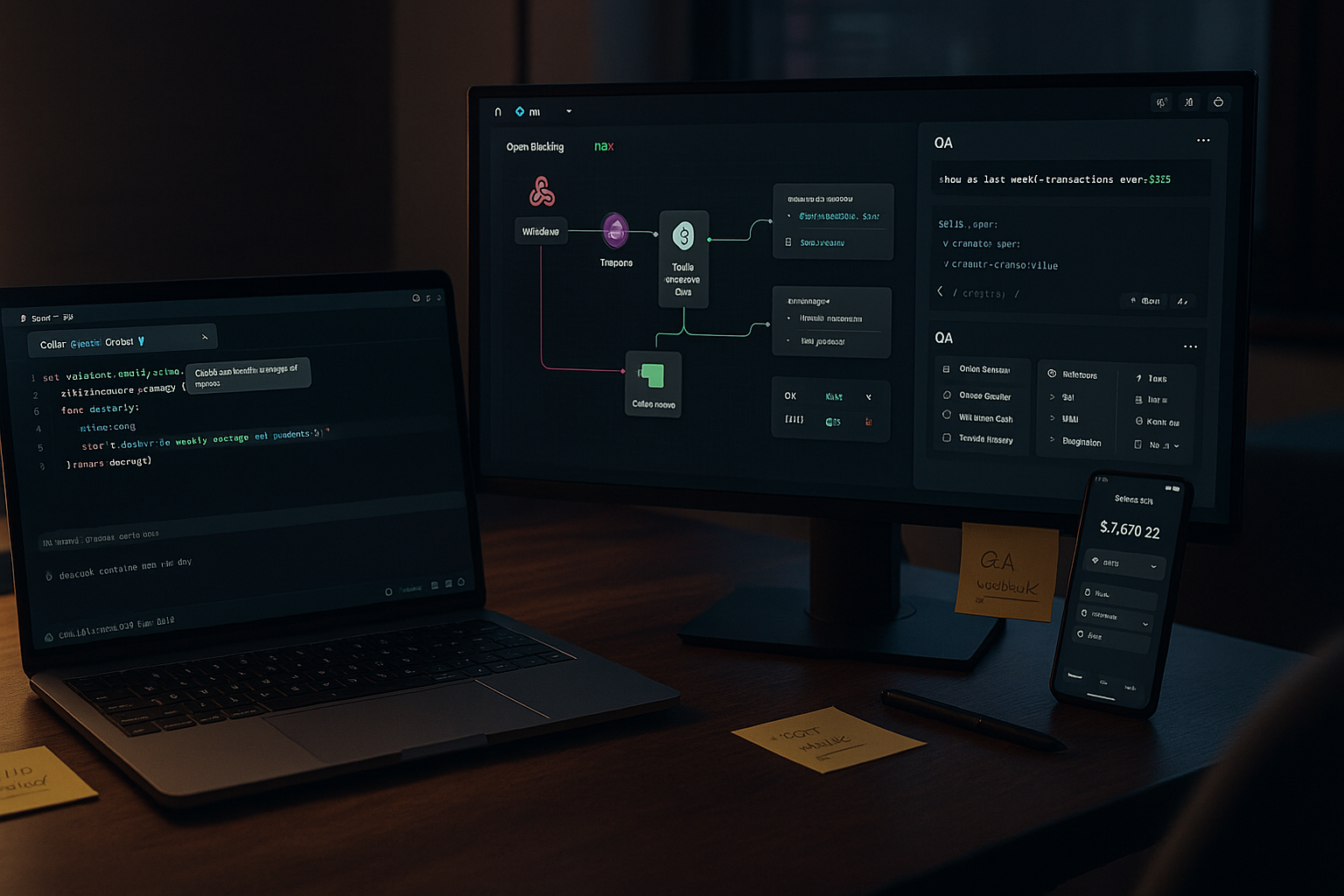 Now it looks like devices and machines working alongside us.
