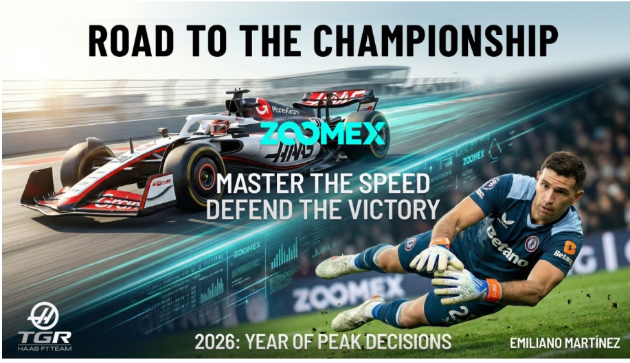 From Track to Pitch: Zoomex Teams Up with TGR Haas F1 Team and Emiliano Martínez to Launch Its 2026