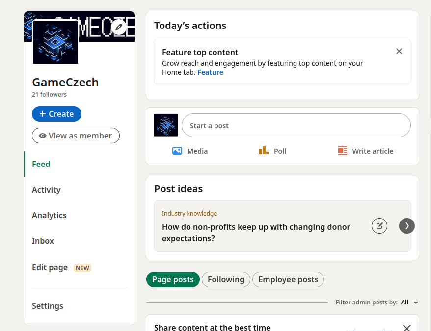 GameCzech on linkedin